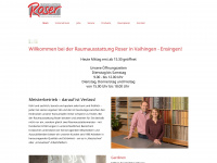 raumausstattung-roser.de Webseite Vorschau