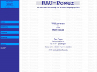 rau-power.de Webseite Vorschau