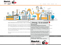 raviol-heizungsbau.de Webseite Vorschau