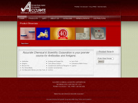 accuratechemical.com Webseite Vorschau