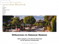 rebstock-waldulm.de Webseite Vorschau