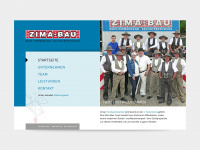 zima-bau.de Webseite Vorschau