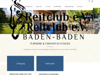 reitclub-baden-baden.de Webseite Vorschau