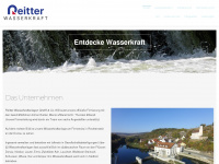 reitter-wasserkraft.de Webseite Vorschau