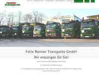 renner-containerdienst.de Webseite Vorschau