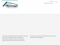 renninger-zimmerei.de Webseite Vorschau