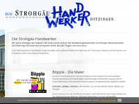 strohgaeu-handwerker-ditzingen.de Webseite Vorschau