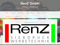 renz-siebdruck.de Webseite Vorschau