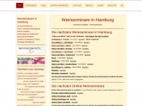 weinseminar-hamburg.de Webseite Vorschau