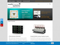 multichannelsystems.com Webseite Vorschau