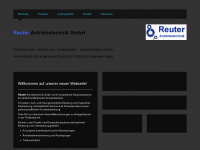 reuter-antriebstechnik.de Webseite Vorschau