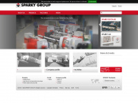 sparkygroup.com Webseite Vorschau