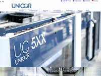 unicor.com Webseite Vorschau