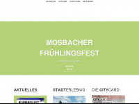 mosbach-aktiv.de Webseite Vorschau