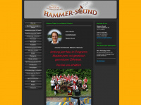 hammer-sound.de Webseite Vorschau
