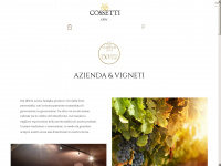 cossetti.it Webseite Vorschau