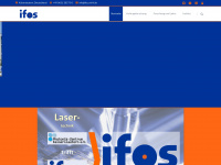 ifos.uni-kl.de Webseite Vorschau