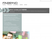 fabrino.eu Webseite Vorschau