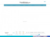 kazakhstan.com Webseite Vorschau