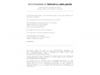 roegler-langjakob.de Webseite Vorschau