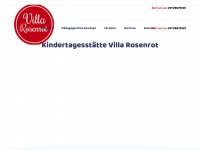 villa-rosenrot.de Webseite Vorschau