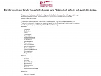 shf-gmbh.com Webseite Vorschau