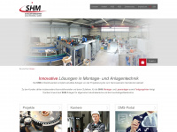 shm-gmbh.com Webseite Vorschau