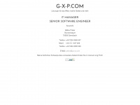 g-x-p.com Webseite Vorschau