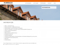 rombach-holzbau-abbund.de Webseite Vorschau