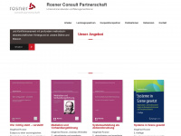 rosner-consult.de Webseite Vorschau
