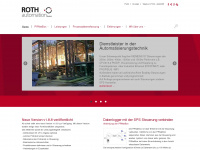 roth-automation.de Webseite Vorschau