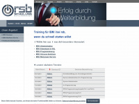 rsb-schulung.de Webseite Vorschau