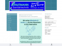 trautmann-sanitaer.de Webseite Vorschau