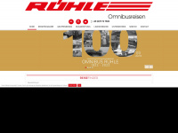 ruehle-reisen.de Webseite Vorschau