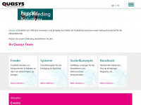 quasys.ch Webseite Vorschau