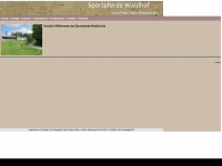 sportpferde-waldhof.de Webseite Vorschau