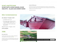 kunz-landtechnik.de Webseite Vorschau