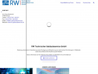 rw-gebaeudetechnik.de Webseite Vorschau