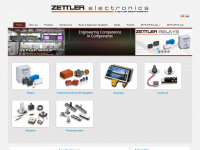 zettlerelectronics.com Webseite Vorschau