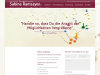 sabine-ramsayer.de Webseite Vorschau