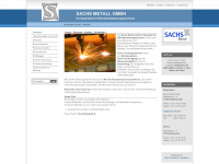 sachsmetall.de Webseite Vorschau