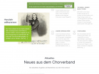 chorverband-karl-pfaff.de Webseite Vorschau