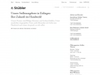 stuebler.de Webseite Vorschau