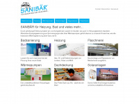 sanibaer.de Webseite Vorschau