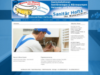 sanitaer-holtz.de Webseite Vorschau