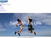 sanitaetshaus-link.de Webseite Vorschau