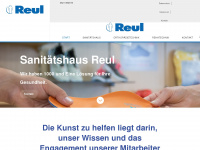 sanitaetshaus-reul.de Webseite Vorschau