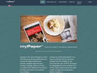 mypaper.se Webseite Vorschau