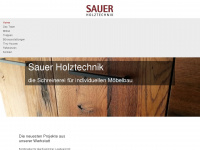 sauer-holztechnik.de Webseite Vorschau