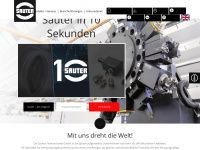 sauter-feinmechanik.com Webseite Vorschau